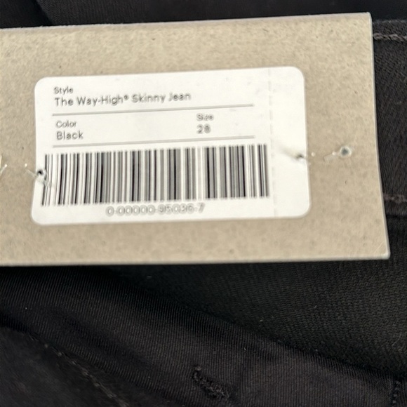 NEW EVERLANE The Way-High Skinny Jean in Black Size 28 - Picture 7 of 9
